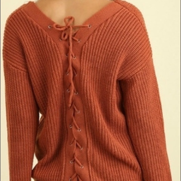 Umgee Sweaters - Umgee Burnt Orange Sweater